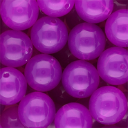 DQ&reg; Abalorios acr&iacute;licos 16 mm brillante P&uacute;rpura
