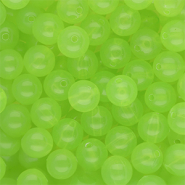 DQ&reg; Abalorios acr&iacute;licos 10 mm brillante Verde claro