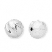 Abalorios acero inox 16mm Plateado