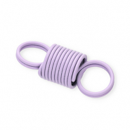 Fornituras coloridas conector de resorte en espiral Púrpura claro