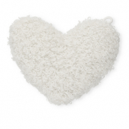 Colgantes llamativos corazón Blanco