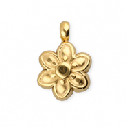 BY31&reg; Colgantes Acero Inox flor Dorado