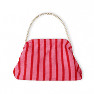 BY31® Bolso con cierre de boquilla con cadena desmontable Rojo-rosa