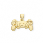 Metal TQ latón colgante mando Dorado
