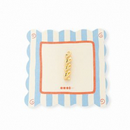 BY31&reg; Colgantes de lat&oacute;n Eco-brass pasta fusilli Dorado