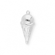 BY31&reg; Colgantes de lat&oacute;n Eco-brass helado Plateado