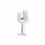 BY31&reg; Colgantes de lat&oacute;n Eco-brass copa de vino Plateado