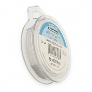 Alambre Art&iacute;stico Calibre 26 Cubierta plateada resistente al deslustre
