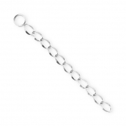 BY31&reg; Colgantes de eslab&oacute;n gourmet de acero inox Plateado