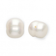 Perlas de agua dulce imperfectas 8mm Blanco natural