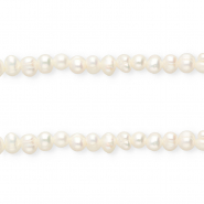 Perlas de agua dulce imperfectas nugget Blanco natural
