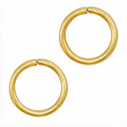 Fornituras acero inox anillas 7mm Dorado