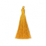 Borlas 8cm Marr&oacute;n dorado
