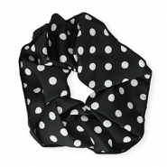 Coleteros para pelo de lunares XL Negro-blanco