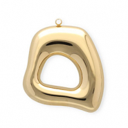 Colgantes Acero Inox orgánico Dorado