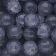 Abalorios de vidrio 12 mm Azul denim