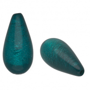 Abalorios Super Polaris Elements gota shiny Verde teal