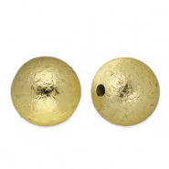 Abalorios acr&iacute;lico 16 mm redondos Dorado