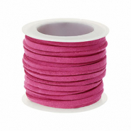 Ante sintético plano de 3mm Rosa oscuro
