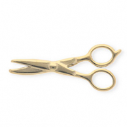 Colgantes Acero Inox tijeras Dorado