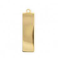 Colgantes Acero Inox rectángulo Dorado