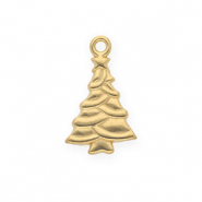 Colgantes Acero Inox árbol navideño Dorado