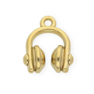 Colgantes Acero Inox auriculares Dorado