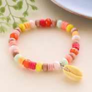 Set de inspiraciones ¡Gran colorido! de pulseras con abalorios faceteados