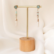 Set de inspiraciones Diseña joyería con un look muy trendy con las piedras naturales discos & tubos