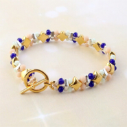 Set de inspiraciones Cómo hacer joyería de tendencia con los nuevos abalorios metálicos duo beads