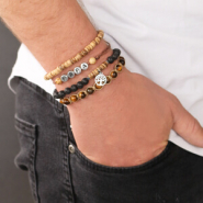 Set de inspiraciones Pulseras con un look audaz para hombre