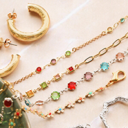 Set de inspiraciones Déjate inspirar: Diseña joyas con mucho estilo con las cadenas Jasseron en metal de latón