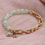 Set de inspiraciones Diseño de pendientes y pulseras con abalorios de cristal craquelado