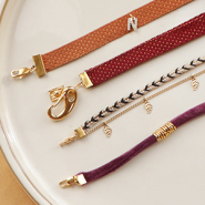 Set de inspiraciones Utiliza los cierres de cinta para crear pulseras