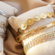 Set de inspiraciones Pulseras de acero inoxidable para combinar