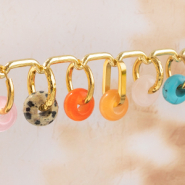 Set de inspiraciones Ideas creativas de joyería con piedras naturales rondeles  