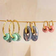 Set de inspiraciones ¡Hora de inspirarse! Crear joyería chic con abalorios de cerámica DQ Griegos