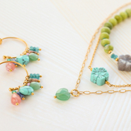 Set de inspiraciones Trucos para diseñar joyería con abalorios de piedra natural