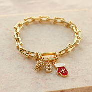 Set de inspiraciones Manos a la obra con los colgantes metálicos de invierno