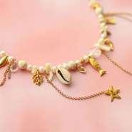 Set de inspiraciones Crea collares y pulseras de verano con colgantes de metal DQ