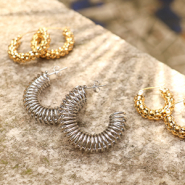 Nuevo ¡Novedad! Pendientes de acero inoxidable