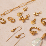 Nuevo Pendientes y fornituras de acero inoxidable