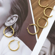 Nuevo ¡Sí! Hermosos pendientes de acero inoxidable