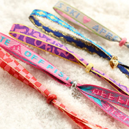 Nuevo  ¡Nueva y hermosa colección de cintas con texto!