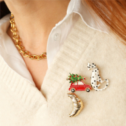 Set de inspiraciones Combinaciones festivas únicas con pins, broches y tarjetas de joyería