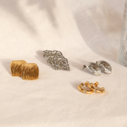 Nuevo Nuevos pendientes y pulseras de acero inoxidable