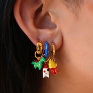 Nuevo ¡Woow! Colgantes metálicos con esmalte