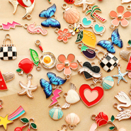 Nuevo Abalorios y dijes metálicos