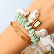 Nuevo Perlas de agua dulce de imitación