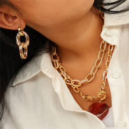 Set de inspiraciones Crear joyas llamativas con cadena jasseron de aluminio